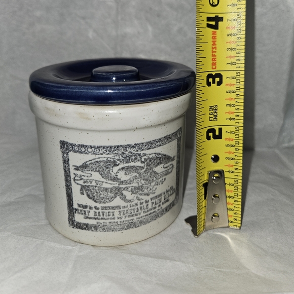 Vintage Apothecary Crock with Lid - Picture 9 of 10